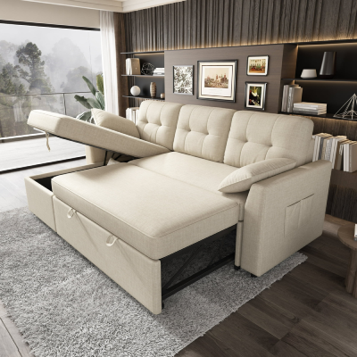 VANACC Sectional Sofa with Storage and Soft Seat