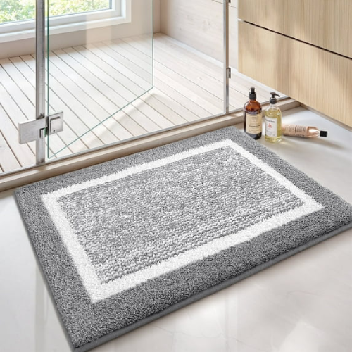 PABUBE Bathroom Rug, Soft Absorbent Bathroom Mat